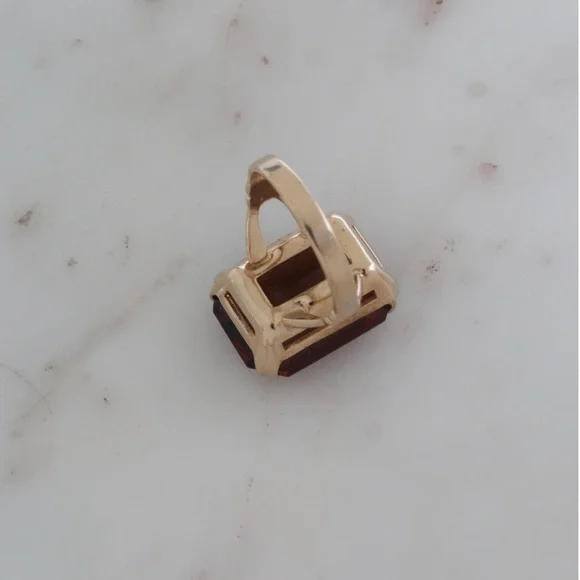 Vintage 1978 Avon Smokey Topaz Cocktail Ring - Picture 2 of 7